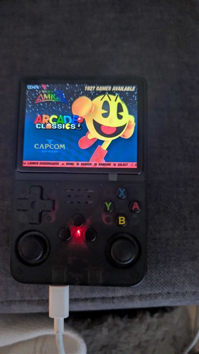 Consola Jogos Portátil R36S usada com jogos e cartoes de memoria