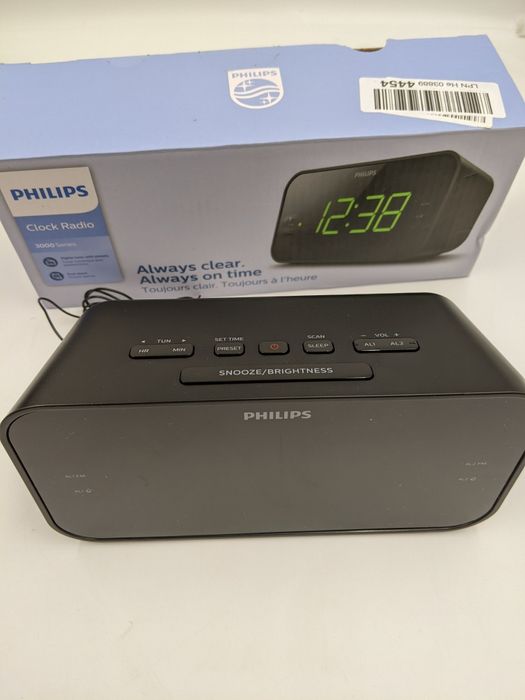 Radio Budzik sieciowo-bateryjne FM Philips TAR3306