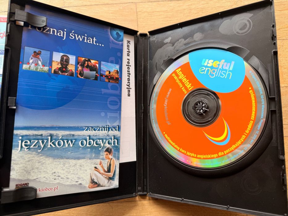 Angielski kurs na DVD 2 płyty