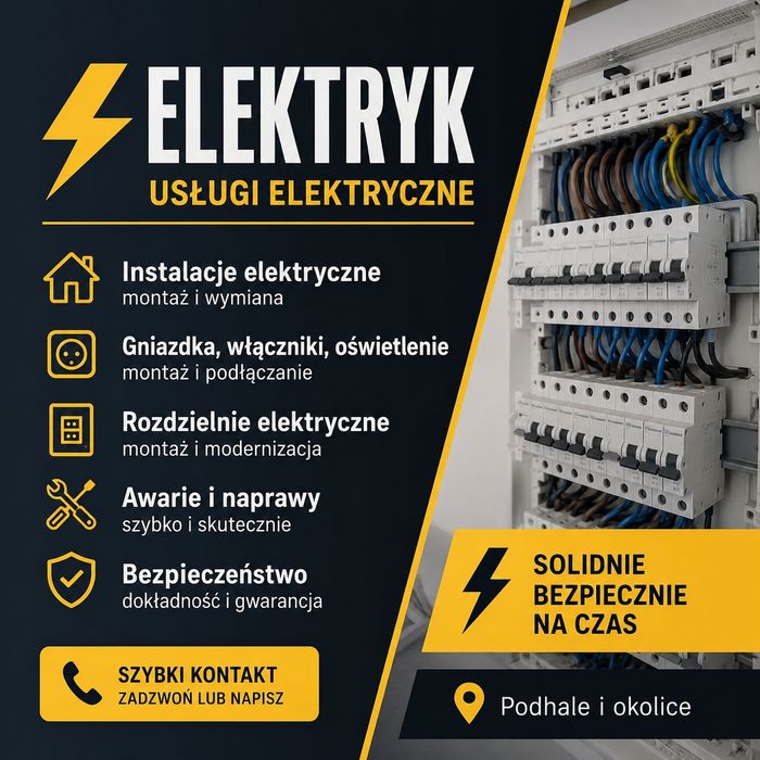 Usługi elektryczne – solidnie i terminowo