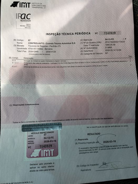 Carro Fiat Punto 55