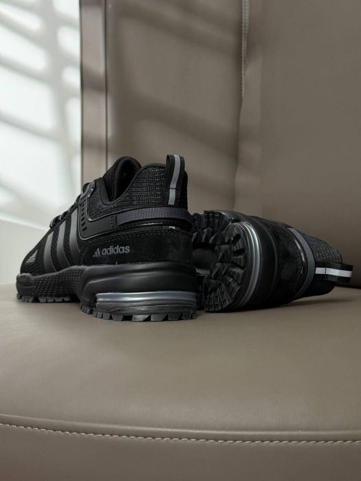 ХІТ! Чоловічі кросівки Adidas Marathon All Black 41 42 43 44 45 46