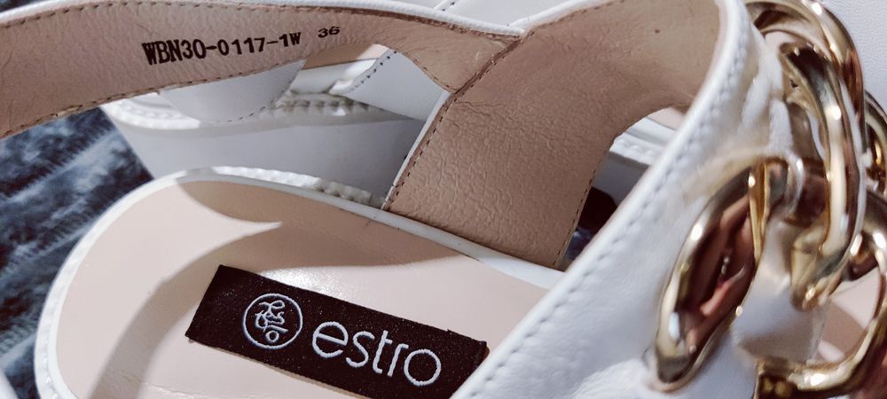 Шкіряні босоніжки Estro на платформі, р. 36