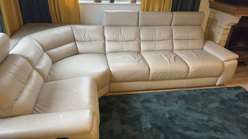 Sofa skórzana  narożna 195 x 280