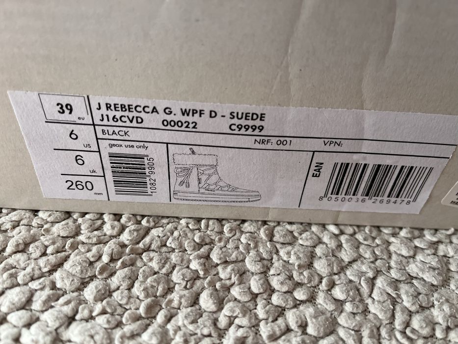 Сапоги ботинки geox 39