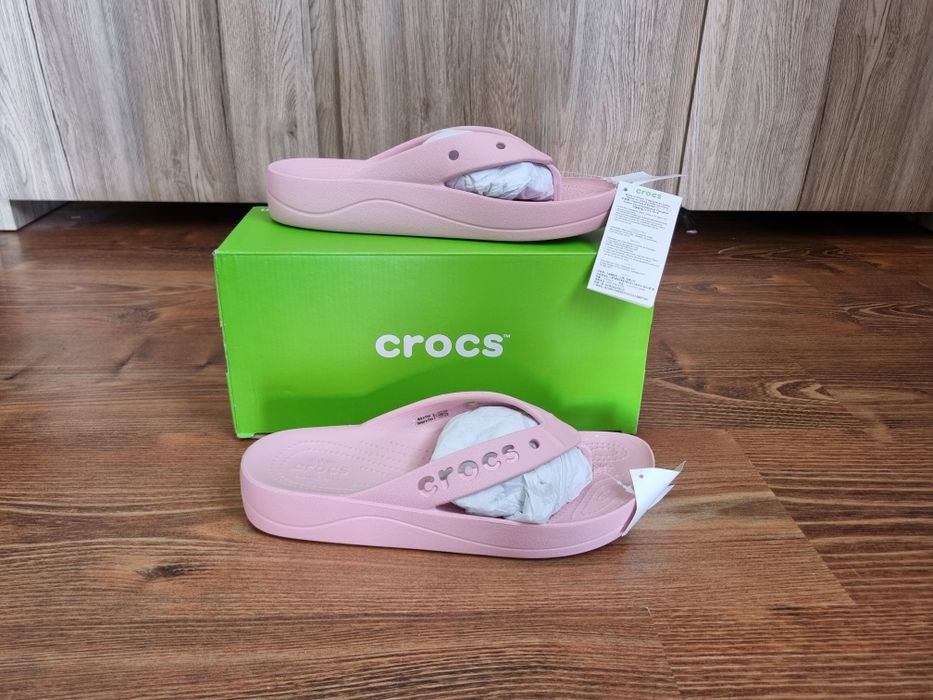 Klapki Japonki Crocs Baya Platform Flip damskie