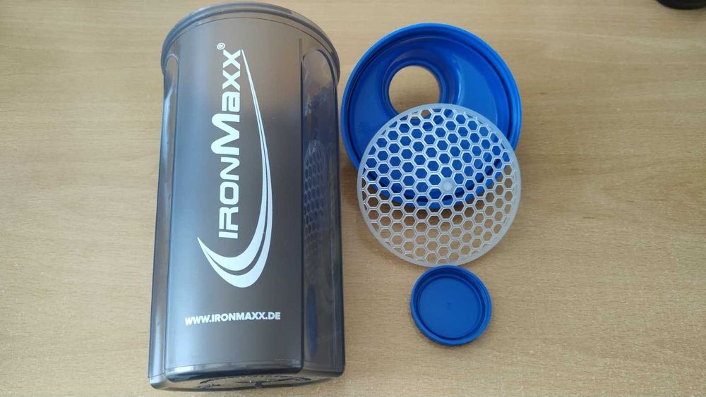 Shaker Misturador 700ML malha hexagonal desporto proteína ginásio novo