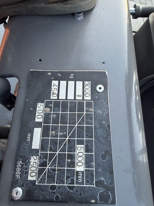 Wózek  widłowy Toyota FG 30 GAZ.