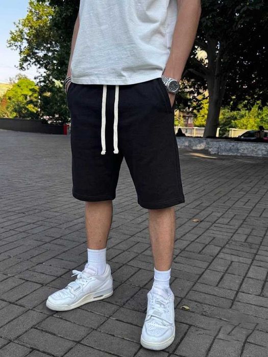 Щільні Шорти Oднотоні - Новые Плотные Шорты Базовые - XS S M L XL XXL