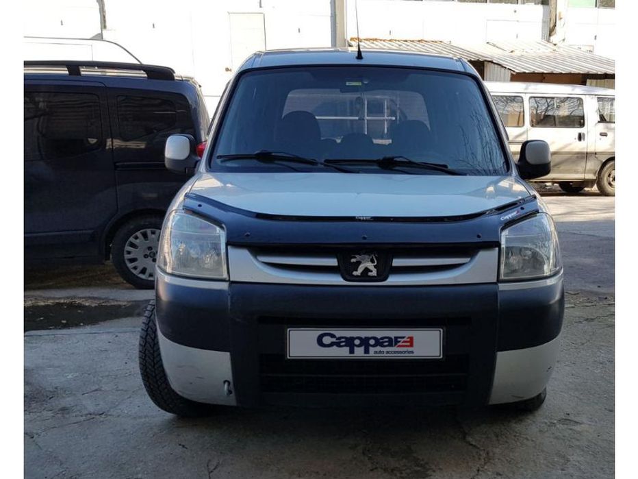 Дефлектор капота EuroCap для Peugeot Partner 1996-2008 Поликарбонат