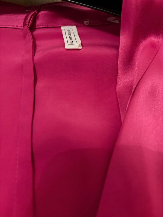 Szlafrok jedwabny różowy Intimissimi S/M