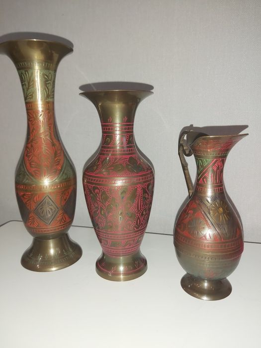 Ваза металлическая, кувшин Индия