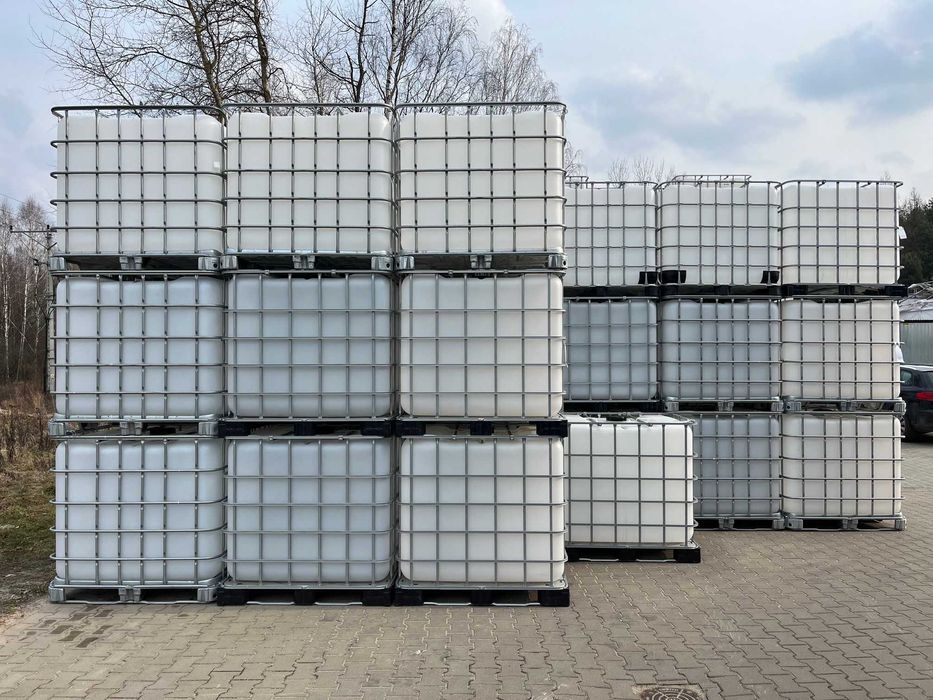 Paletopojemnik , Mauser, Mauzer, IBC zbiornik na wodę deszczowke 1000