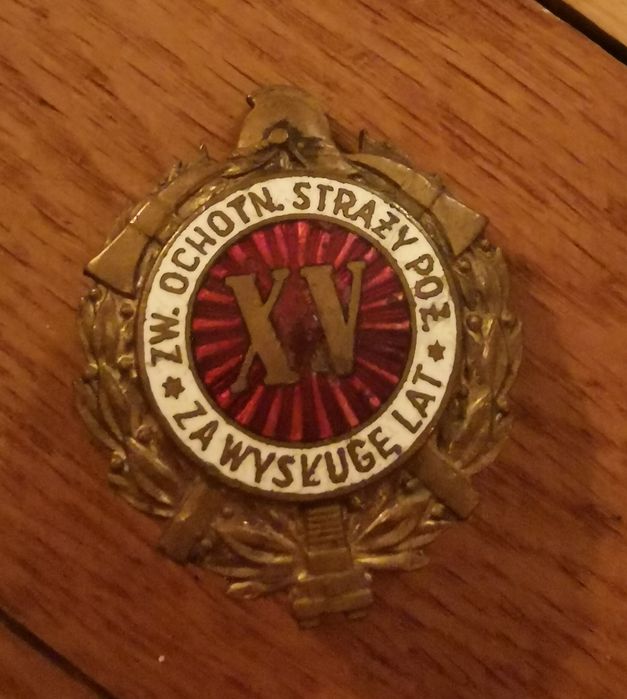Odznaka ochotniczej straży pożarnej za wysługę lat