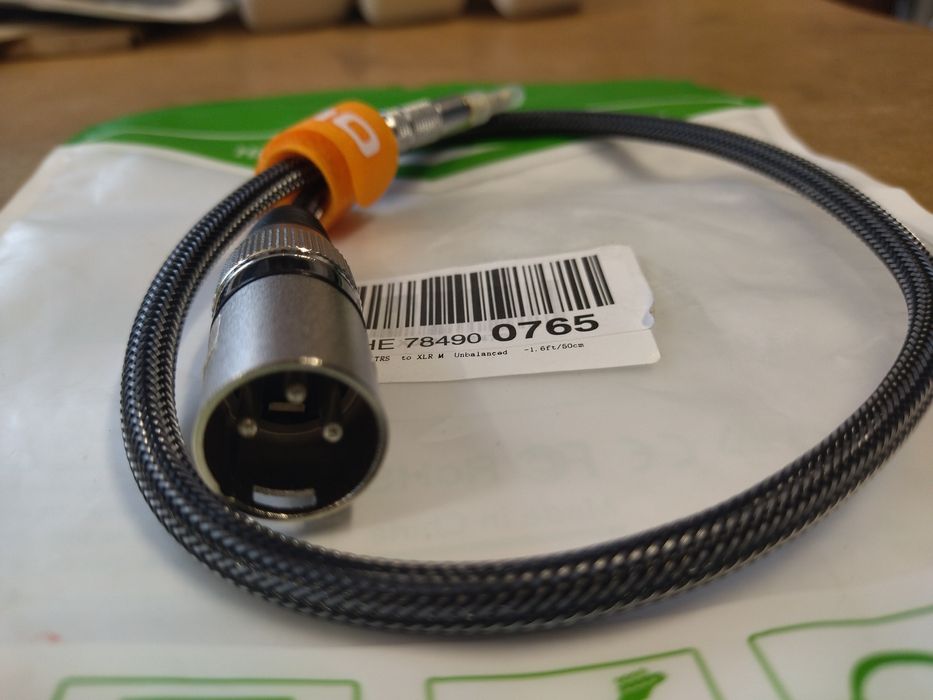 Kabel adapter TRS do XLR 50 cm (X8)