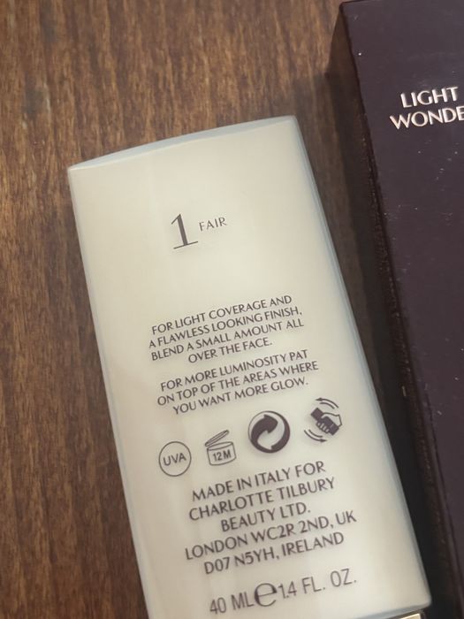 Podklad do twarzy charlotte tilbury odcien 1 fair