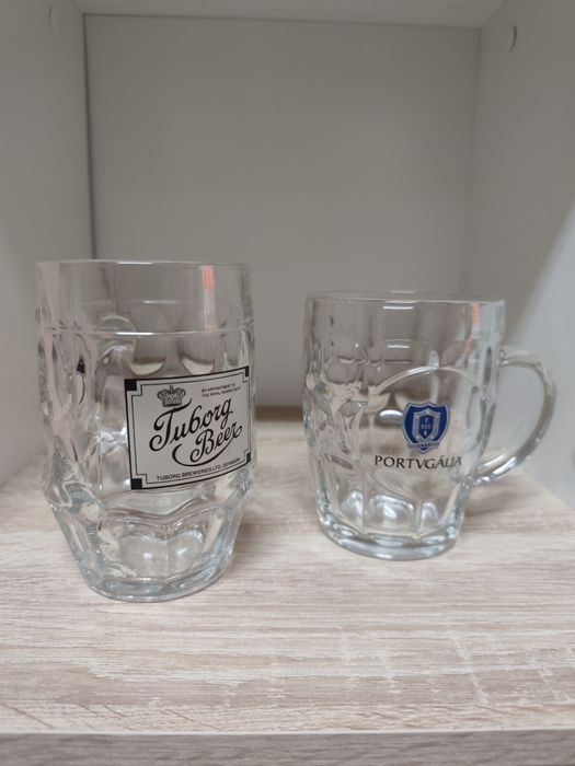 Canecas vidro Cerveja para colecionadores