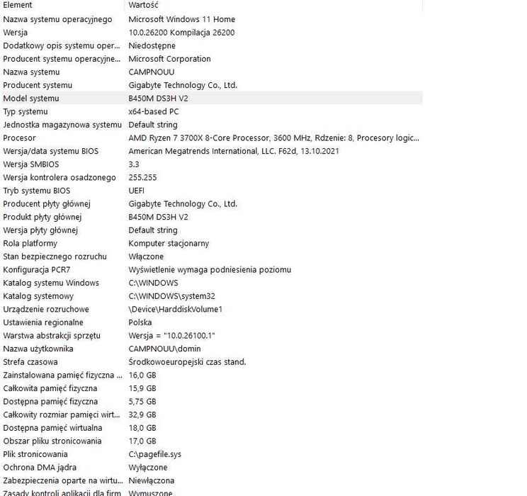 Komputer Stacjonarny + Monitor