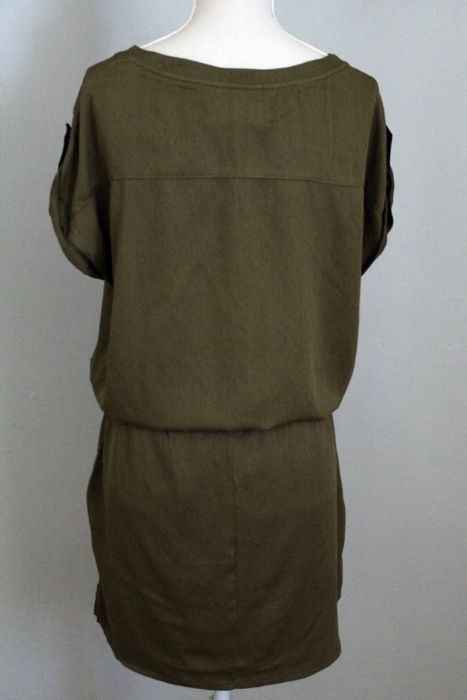 STRADUVARIUS militarna sukienka tunika M 38 military look