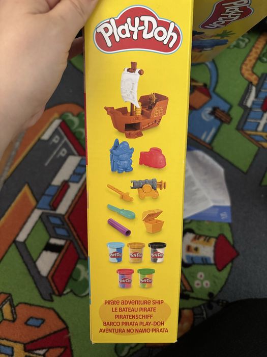 Nowy zestaw play doh statek piratow
