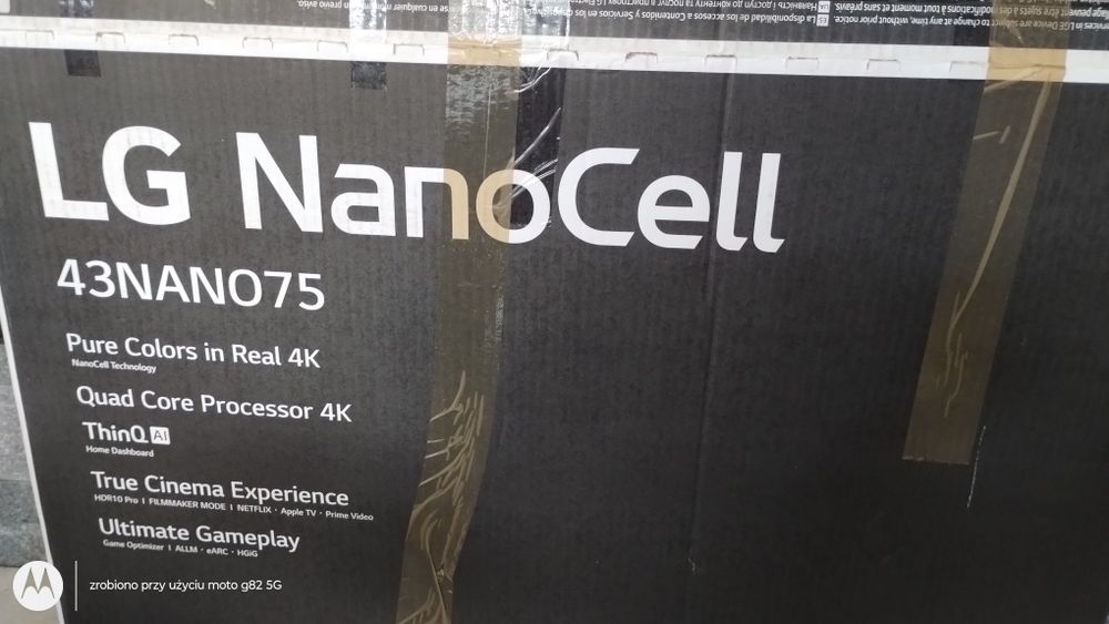 Nowy tv LG NanoCell 43'
