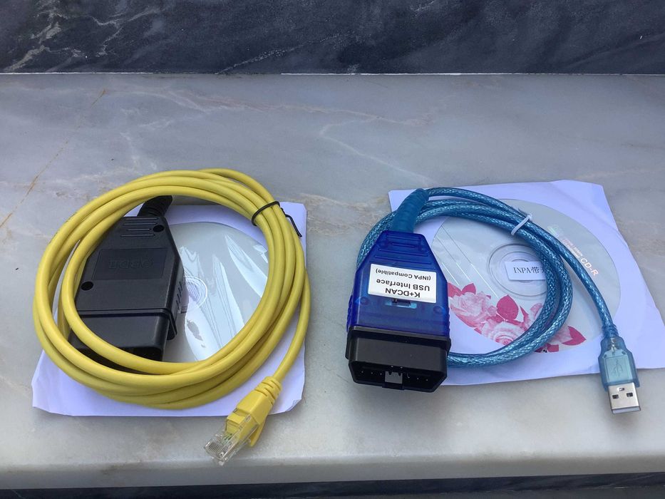 bmw E F series cabo diagnostico programação enet inpa