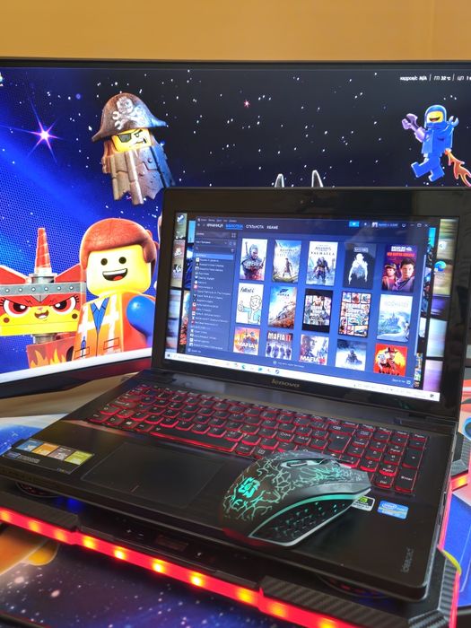 Ігровий ноутбук Lenovo / Дві відеокарти GT650 / Core i7 + SSD