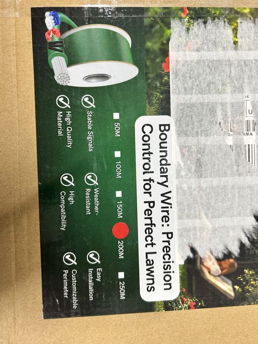 Обмежувальний кабель для робота-косарки 200 м (з комплектом кріплення)