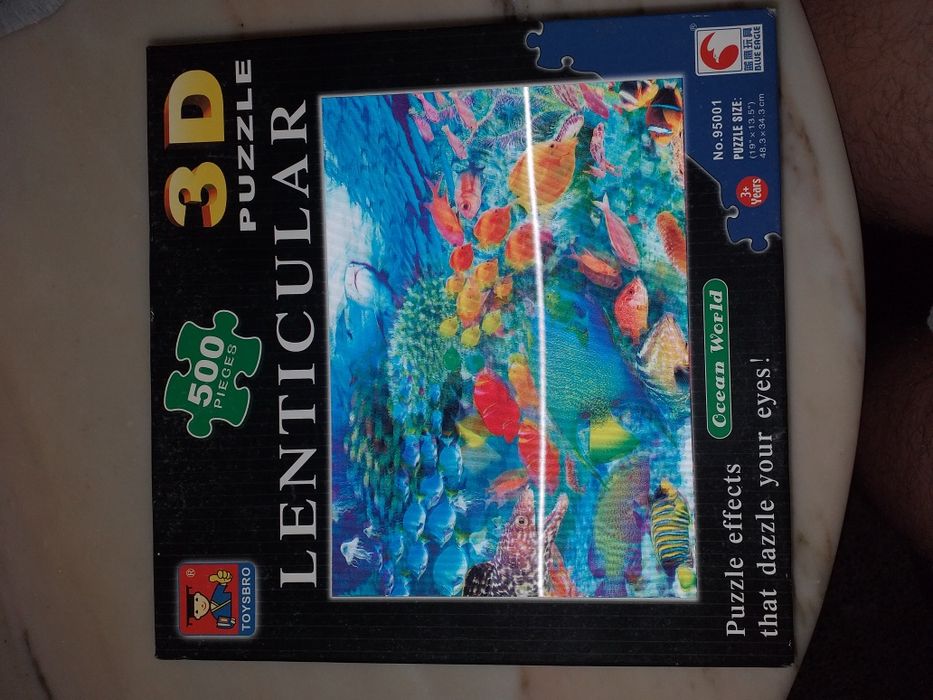 Puzzle de 500 peças em 3D