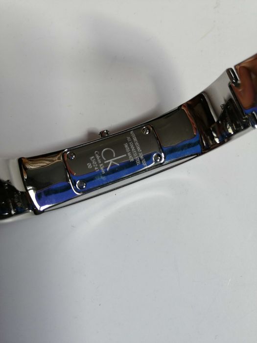 Calvin Klein zegarek damski bransoletka stal nierdzewna