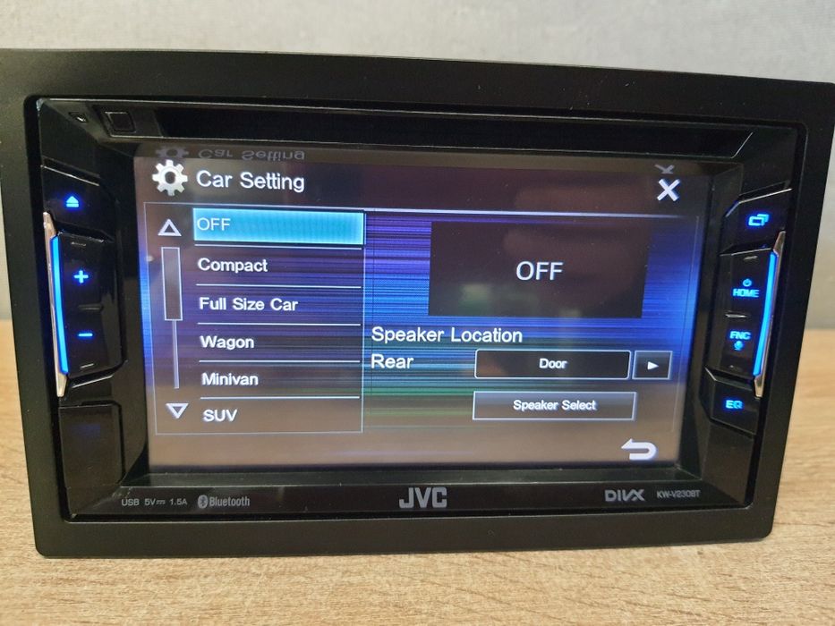 Radio Samochodowe JVC KW-V230BT 2din Bluetooth / płyty CD MP3 / USB / DVD  Kamera cofania Divx