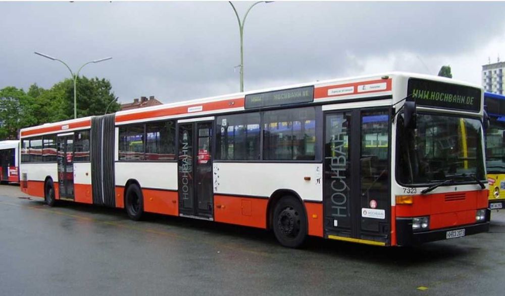 Автобус Mercedes-Benz O405G, "гармошка"- гнётся 3 двери, 40 см