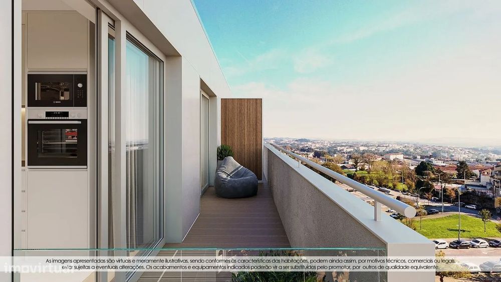 Apartamento T2 NOVO - Praça das Flores, Antas