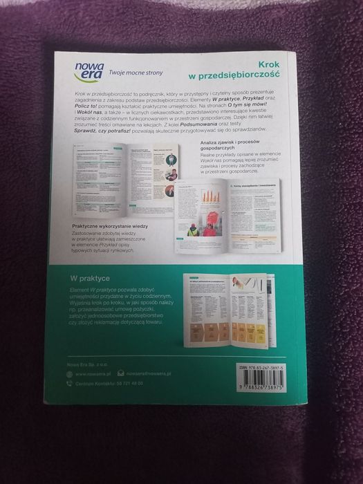 krok w przedsiębiorczość klasa 2 i 3 liceum/technikum