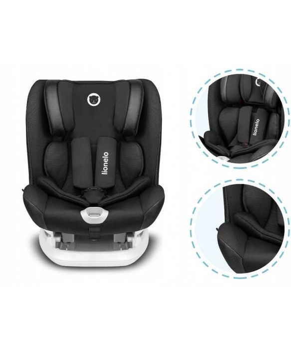 Fotelik Samochodowy LIONELO OLIVER ISOFIX 9-36 kg Pochylany