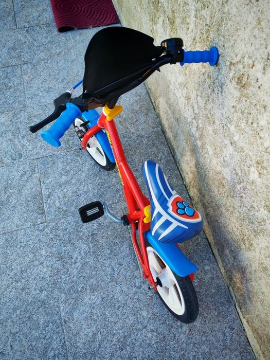 Bicicleta para criança Patrulha Pata