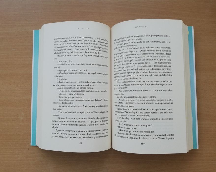 Livro "Sem Fôlego" de Jennifer Niven
