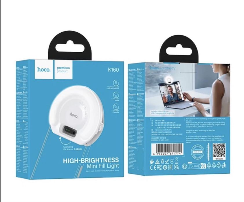 Накамерне відеосвітло HOCO K160 Olas fill light 2700K-6500K