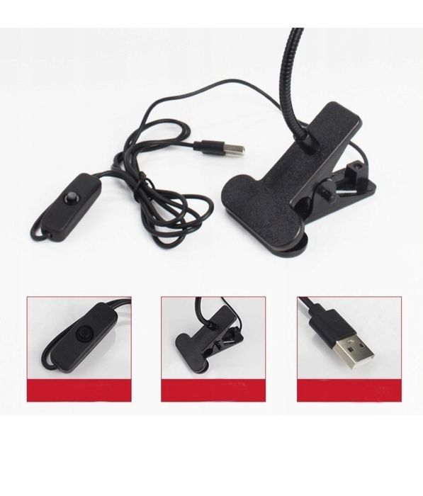 Mini lampa UV zaciskowa