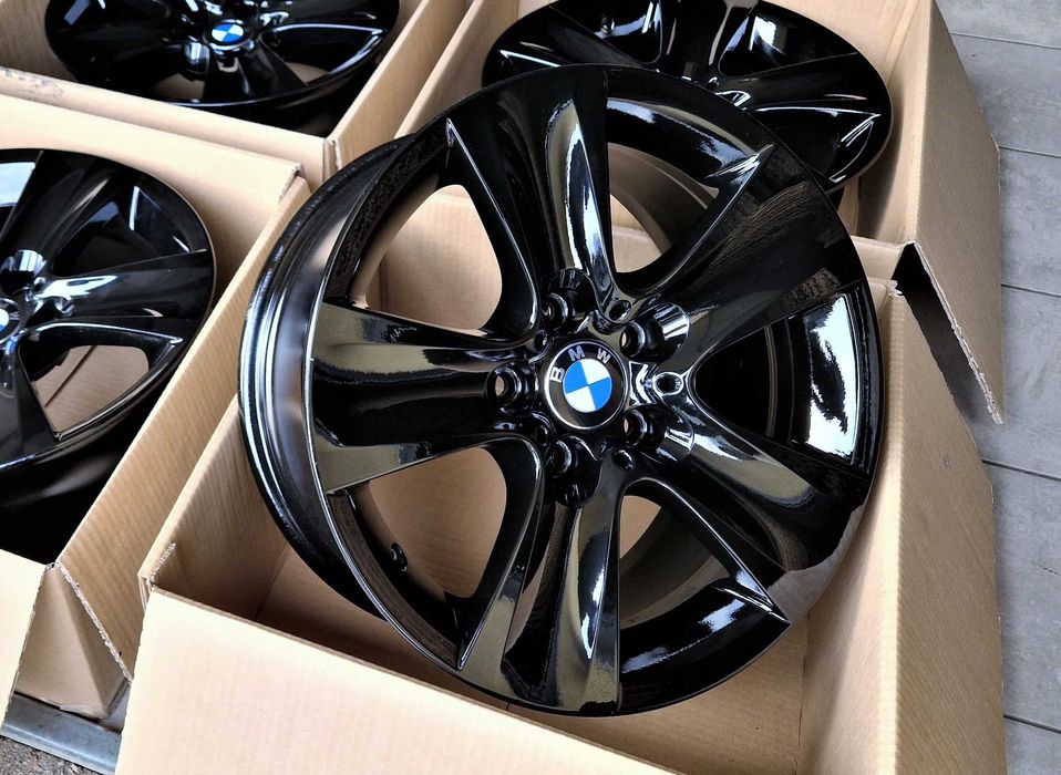 Alufelgi 17 Czarne BMW 5x120 5 F10 3 E46 E90 F30 F31 X1 E84 X3 E83 F25 Oryginalne ! 838#