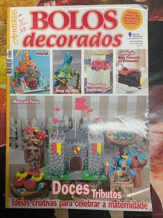 Revistas de bolos decorativos