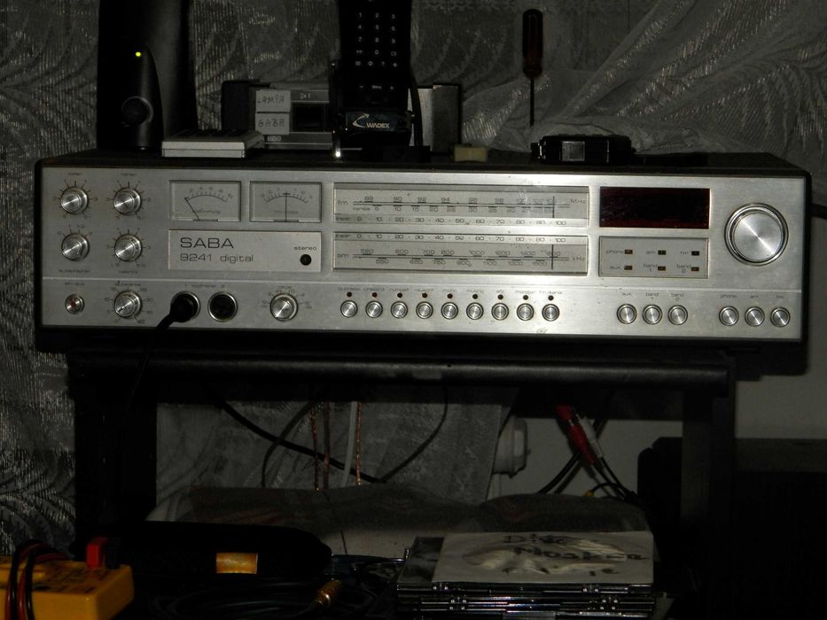 kultowy wzmacniacz z tunerem radiowym SABA  rzadkość