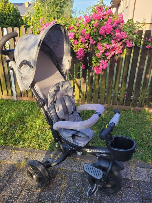 Rowerek trojkolowy Kinderkraft spacerowka wózek