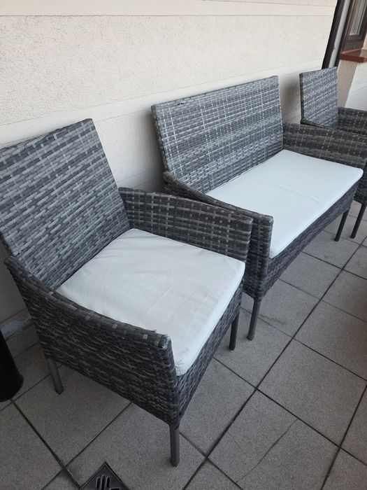 Zestaw mebli tarasowych, ogrodowych, na balkon