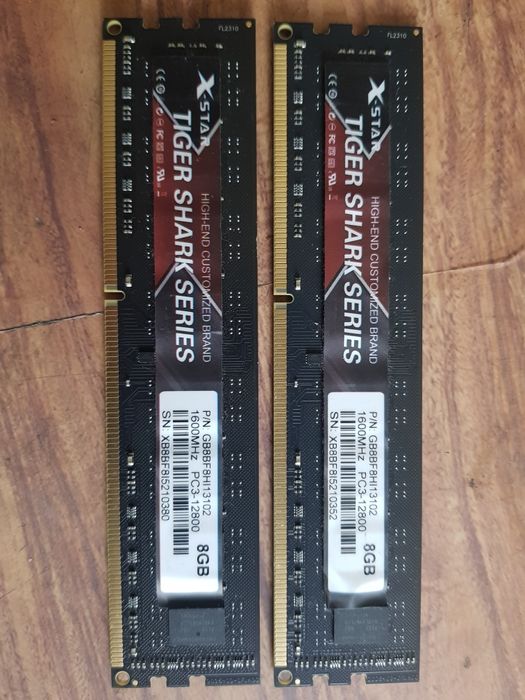 16 Gb Ddr3 2x8gb 1600mhz PC3 12800