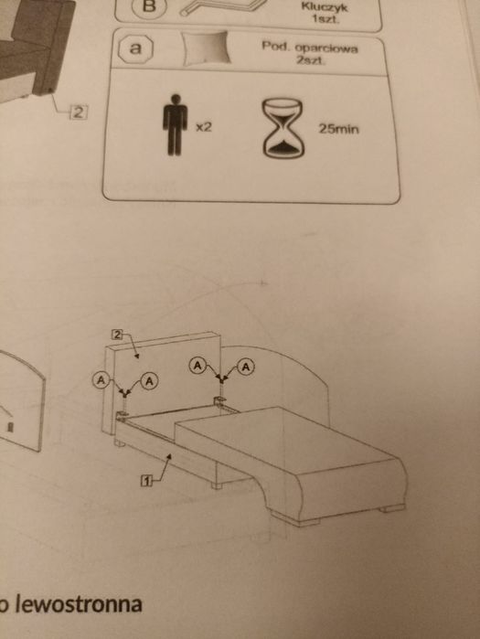 2 letnia sofa pojedyncza