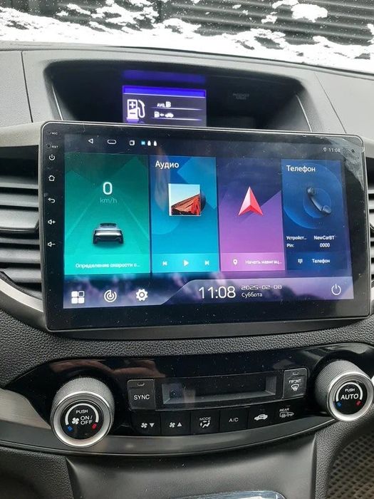 Rádio Honda CR-V 12-16 Android 14 com GPS (Novo)