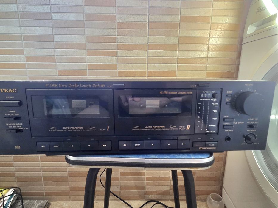 Teac w 550 R duplo deck cassetes