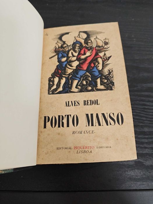 PORTO MANSO – Alves Redol – 1.ª Edição (1946) | Encadernação em Meia-Pele