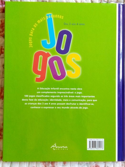 Livro "Jogos para os mais pequenos" - inclui portes